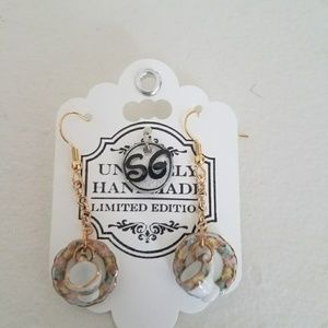 Plate and Cup le tea earrings